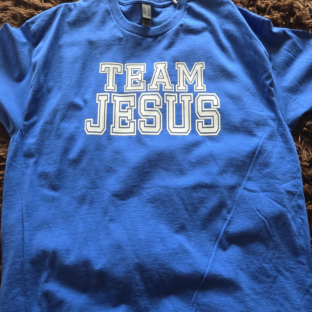 Team Jesus Blue Graphic Tee